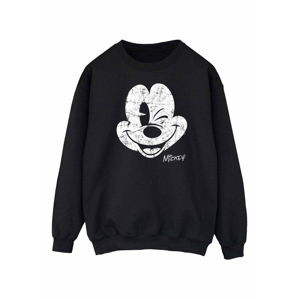 Mickey Mouse Face Sweatshirt