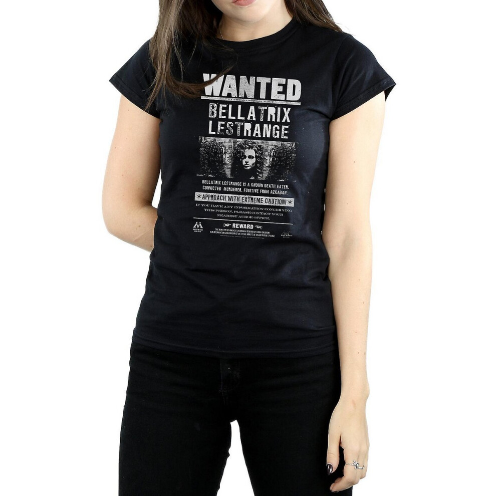 Bellatrix Lestrange Wanted Poster Cotton T-Shirt