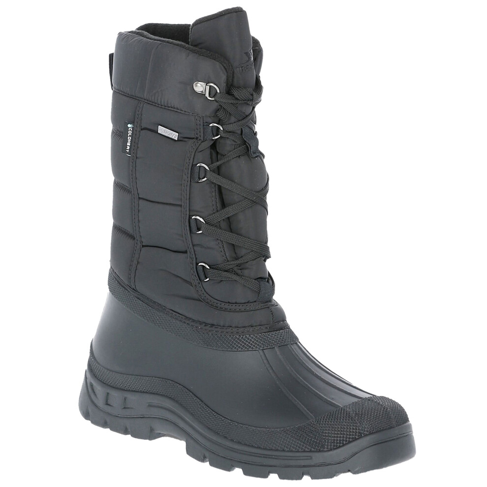 (9 UK, Black) Trespass Mens Straiton II Waterproof Snowboots
