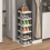 Living And Home 6-Tier Folding Plastic Shoe Rack 2