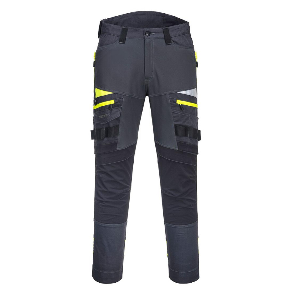 (32R 32, Metal Grey) Portwest Mens Work Trousers