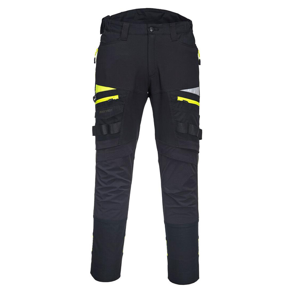 (46R 46, Black) Portwest Mens Work Trousers