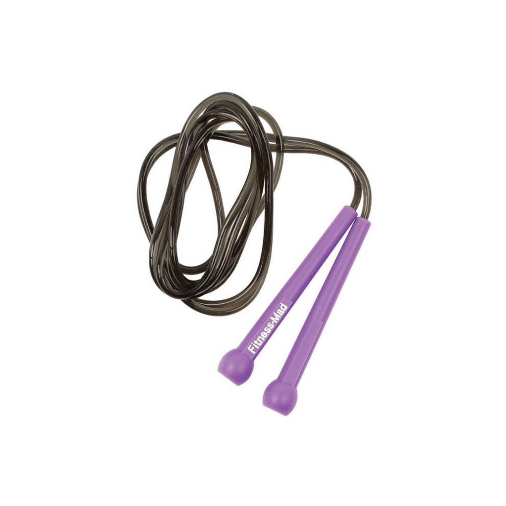 (8ft, Purple) Fitness Mad Speed Rope