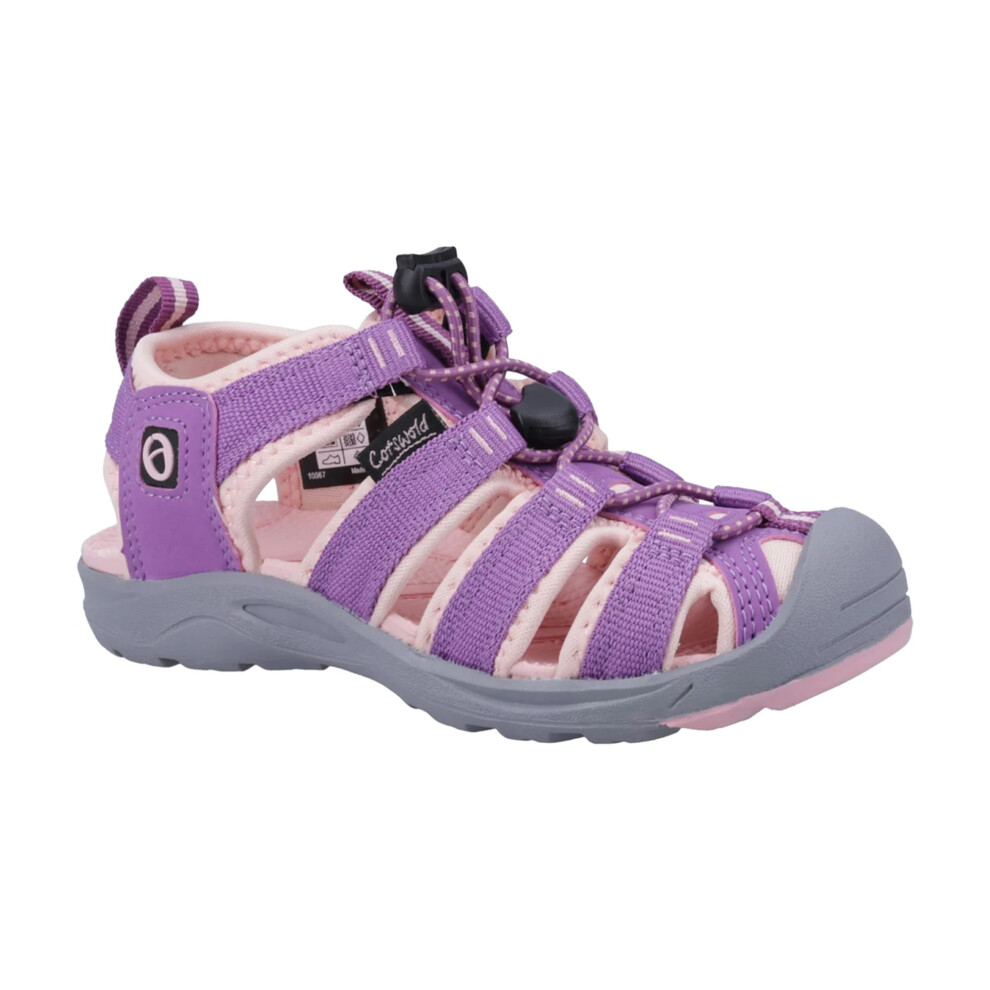 (10 UK Child, Purple/Pink) Cotswold Childrens/Kids Marshfield Sandals