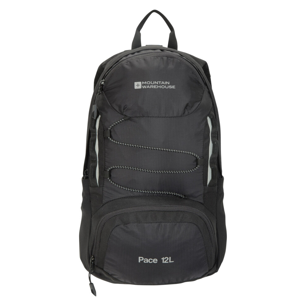 Mountain Warehouse Black Pace Backpack 12L