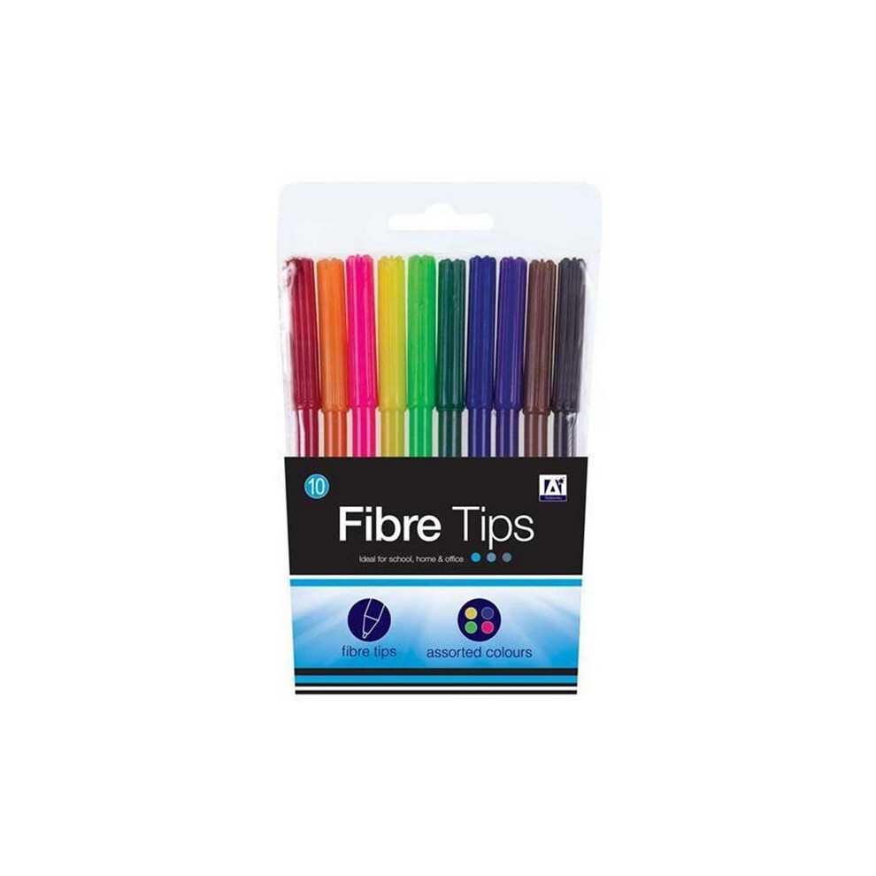 Fibre Tip Pens (Pack Of 10)