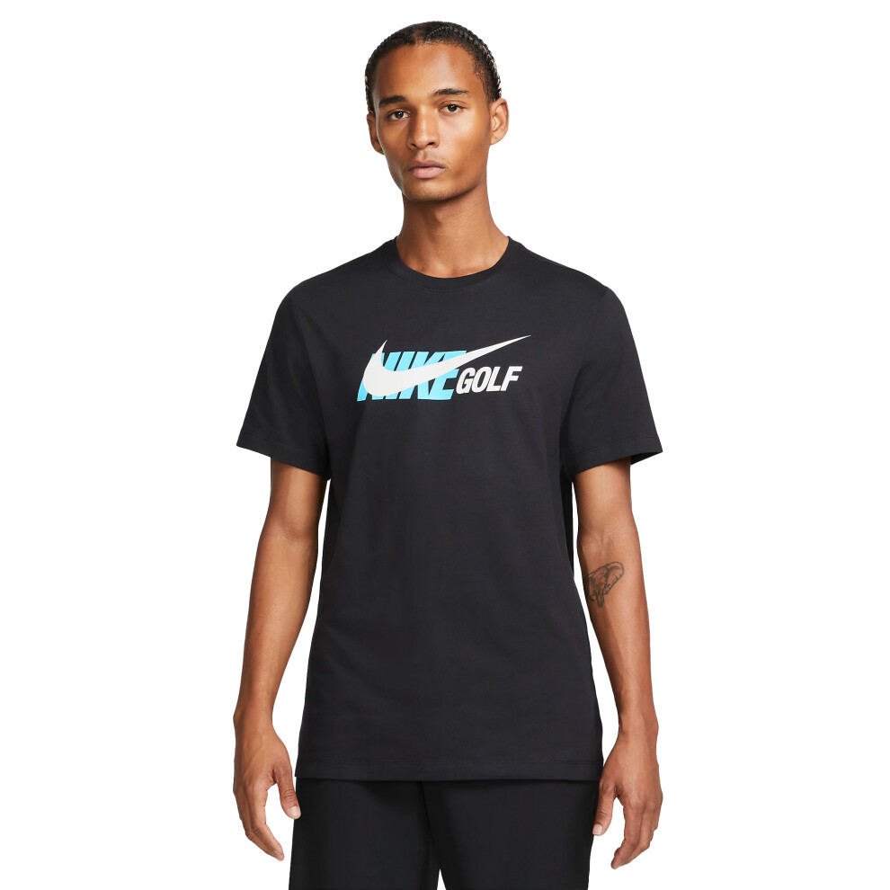 (S, Black) Nike Golf Mens T-Shirt