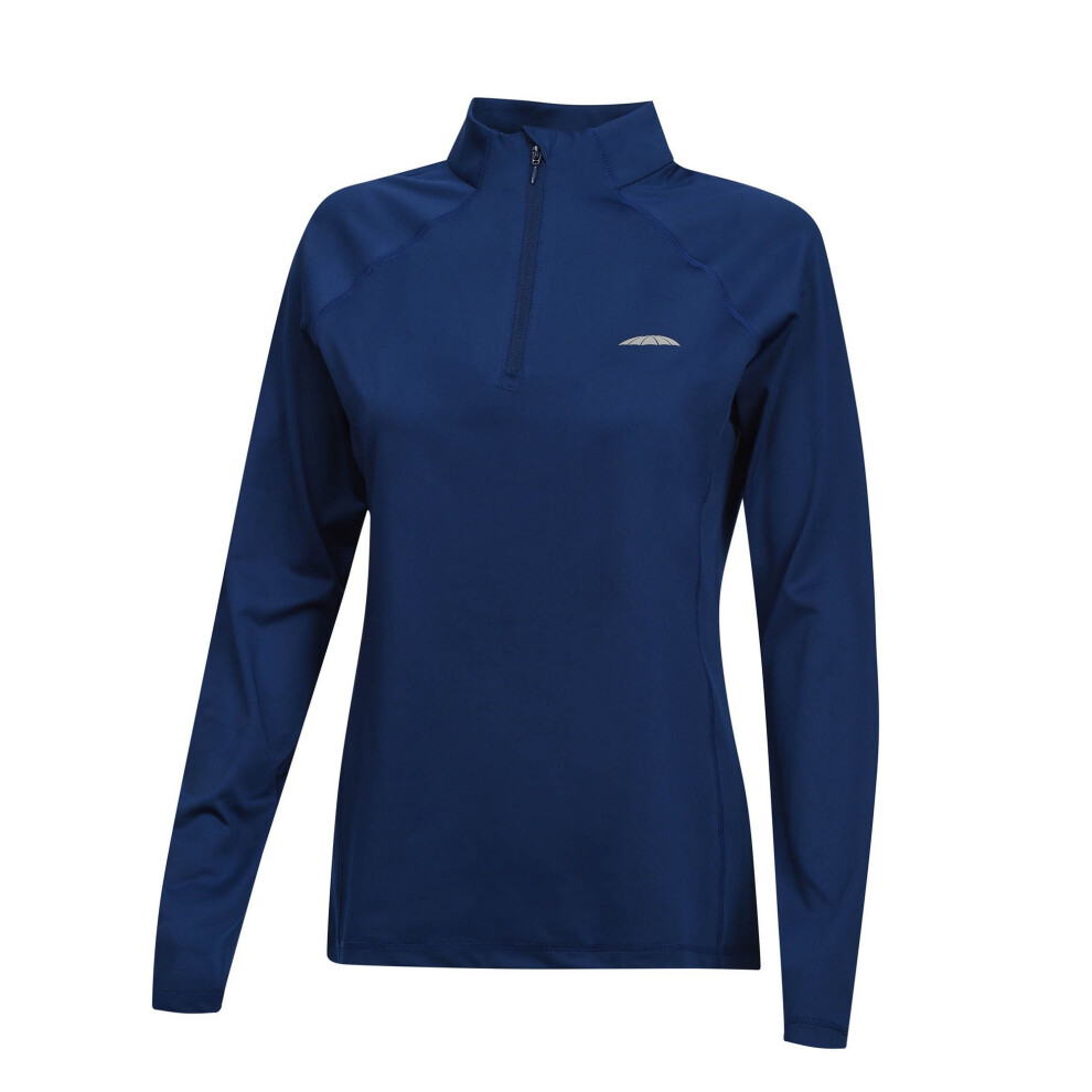 (M, Navy) Weatherbeeta Womens/Ladies Prime Long-Sleeved Base Layer Top