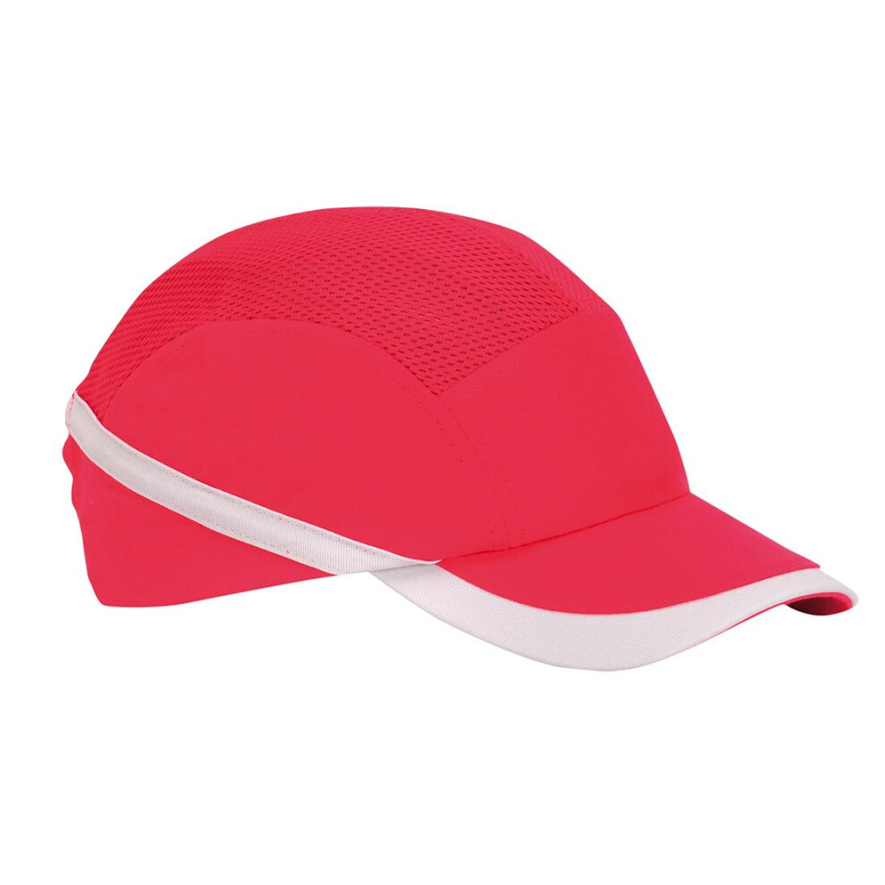 (One Size, Red) Portwest Unisex Adult Vent Bump Cap