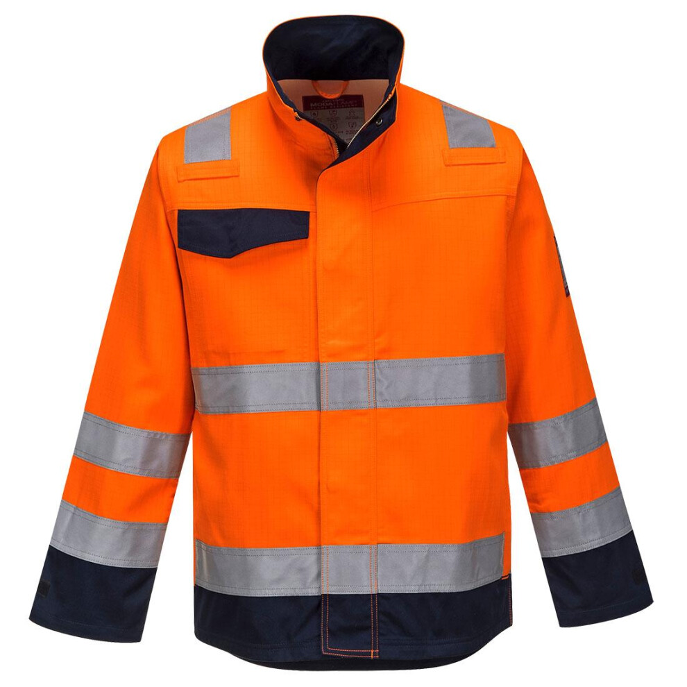 Portwest Mens Hi-Vis Modaflame Safety Jacket