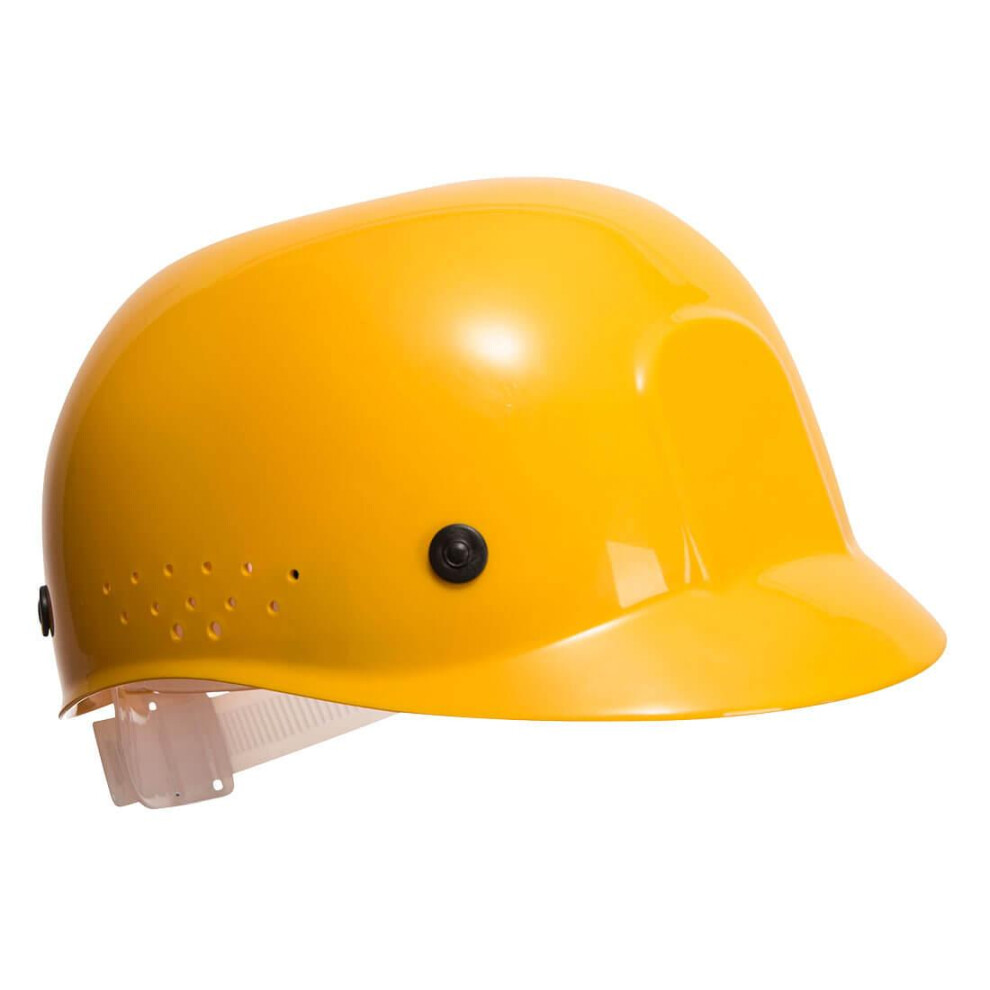 (One Size, Yellow) Portwest Unisex Adult Lightweight Bump Cap