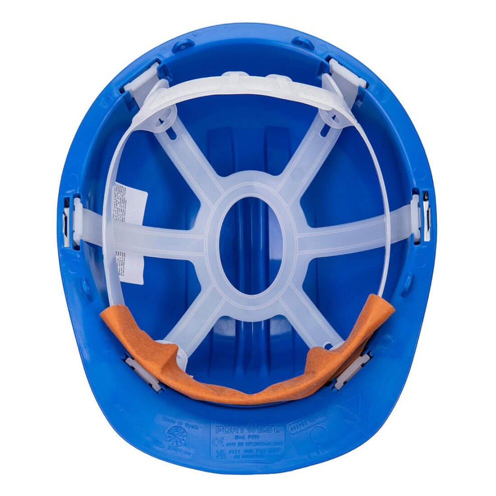 (One Size, Royal Blue) Portwest Unisex Adult Wear to Work Safety Helmet