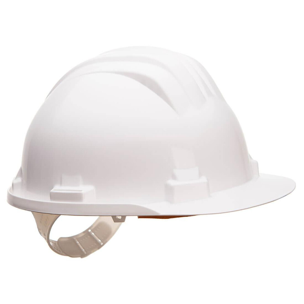 (One Size, White) Portwest Unisex Adult Wear to Work Safety Helmet