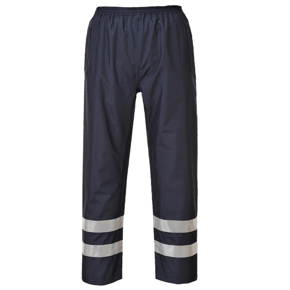 (L, Navy) Portwest Mens Iona Lite Over Trousers