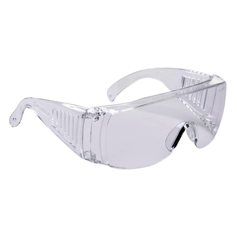 Portwest Unisex Adult Visitor Clear Safety Goggles