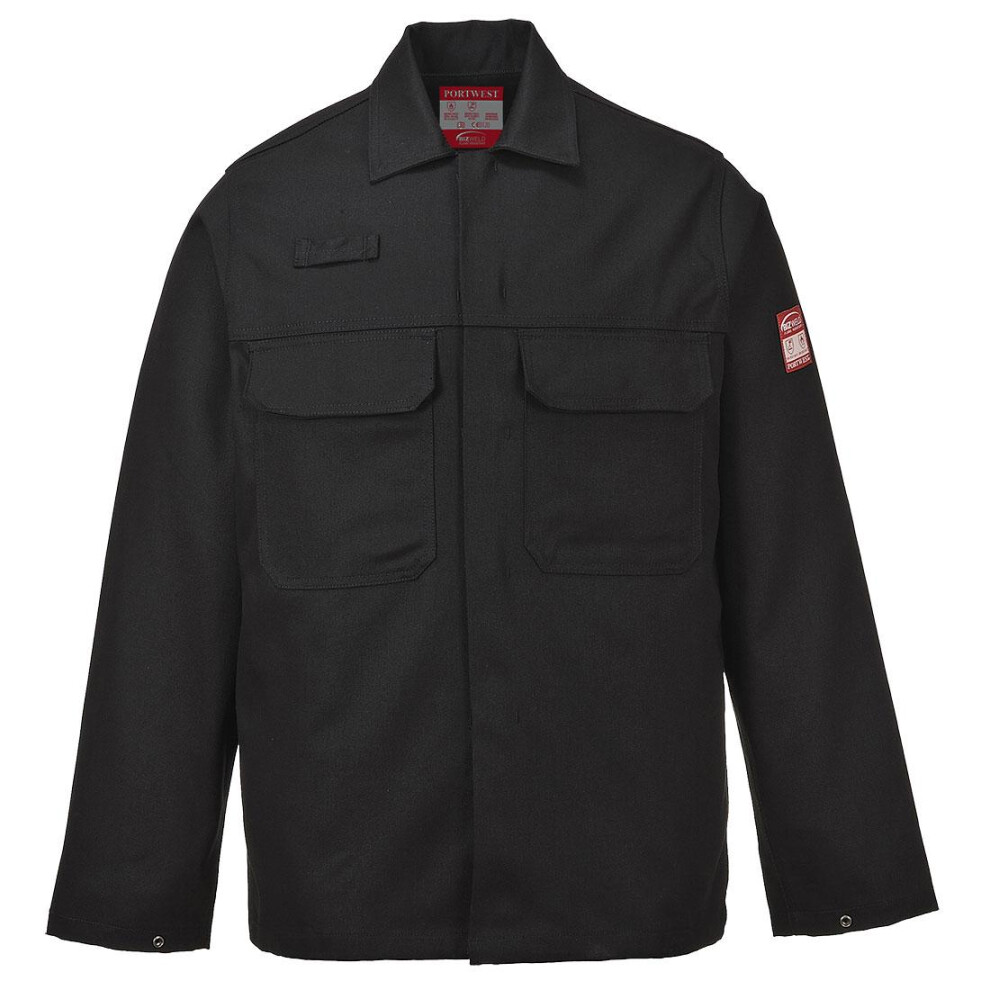 (4XL, Black) Portwest Mens Bizweld Jacket