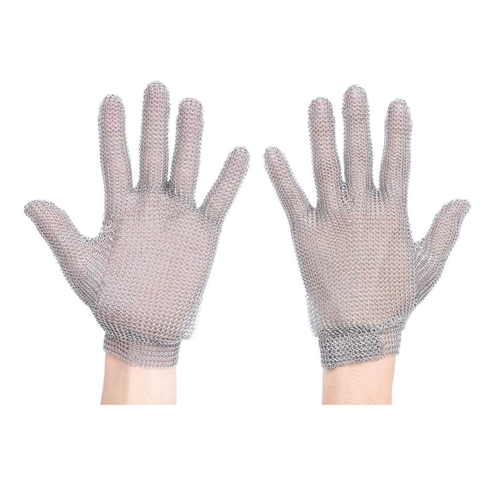 (L, Silver) Portwest Unisex Adult AC01 Chainmail Cut Resistant Glove