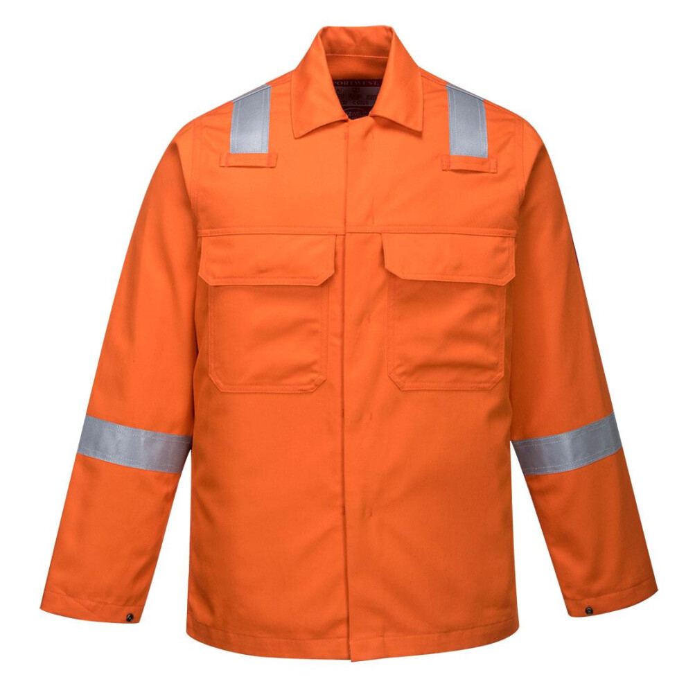 (XL, Orange) Portwest Mens Iona Bizweld Jacket