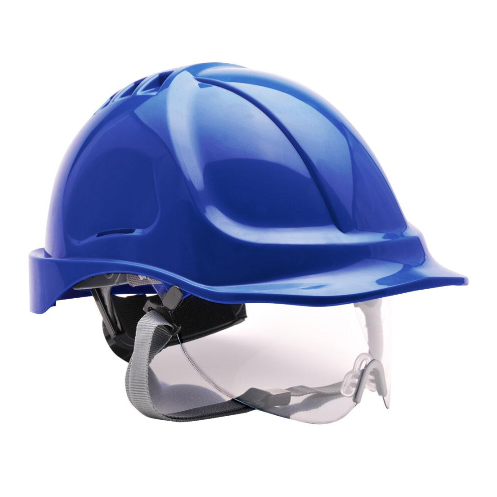 (One Size, Royal Blue) Portwest Unisex Adult Endurance Safety Helmet Set