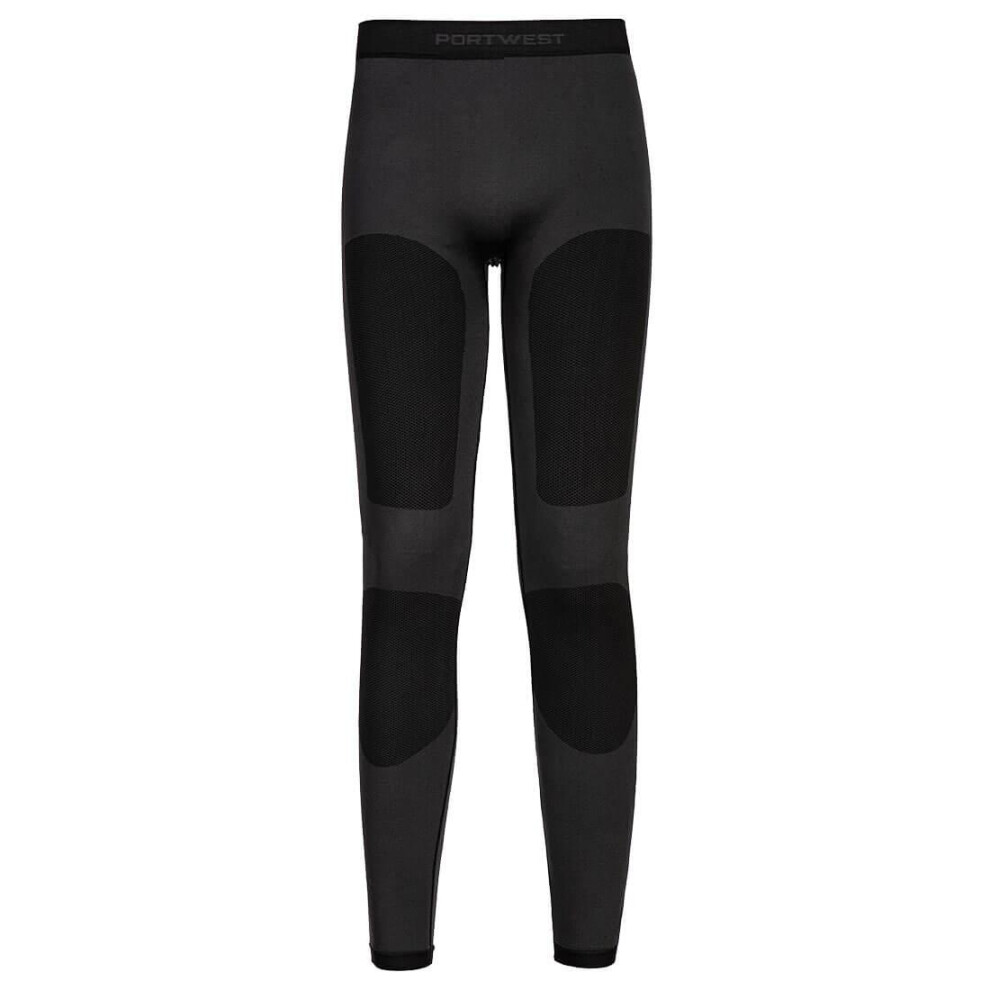 (XL R, Charcoal) Portwest Mens Dynamic Air Thermal Leggings