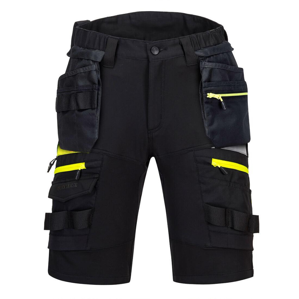(44R, Black) Portwest Mens Holster Pocket Shorts
