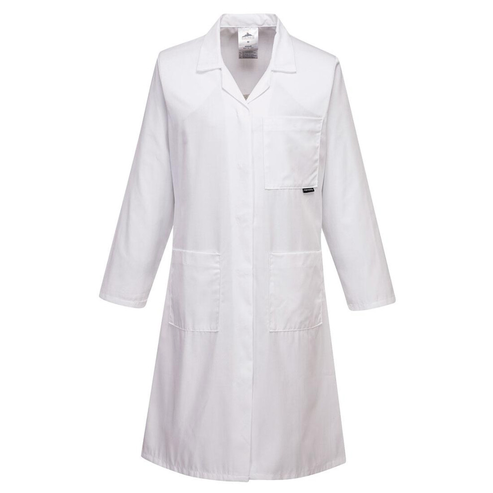 (XXS, White) Portwest Womens/Ladies Work Coat