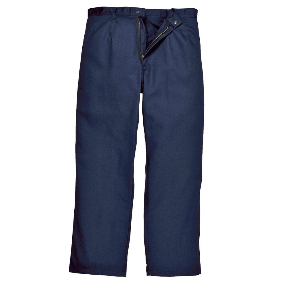 (S T, Navy) Portwest Mens Bizweld Work Trousers