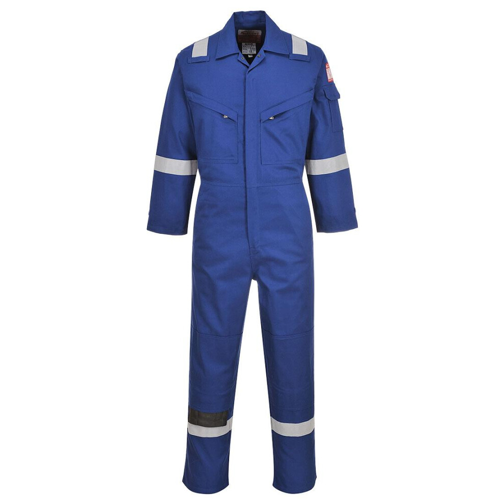 (XL, Royal Blue) Portwest Unisex Adult Flame Resistant Anti-Static Overalls