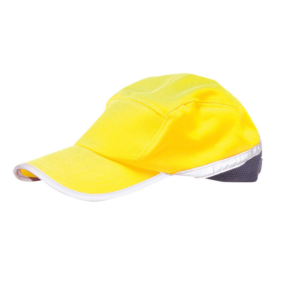 (One Size, Yellow/Navy) Portwest Mens Hi-Vis Baseball Cap