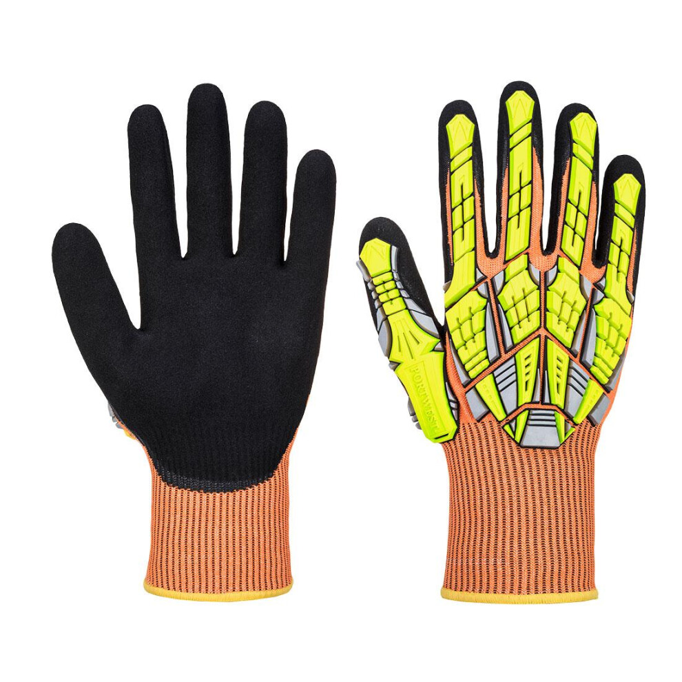 (XL, Orange) Portwest Unisex Adult A727 DX VHR Impact Resistant Safety Gloves