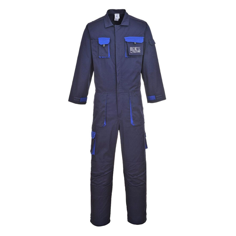 (3XL, Navy) Portwest Unisex Adult Texo Contrast Overalls