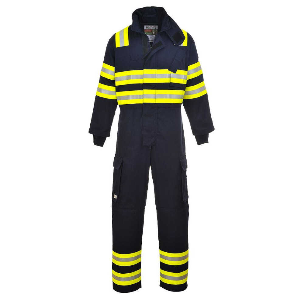 (XXL, Navy) Portwest Unisex Adult Wildland Fire Overalls