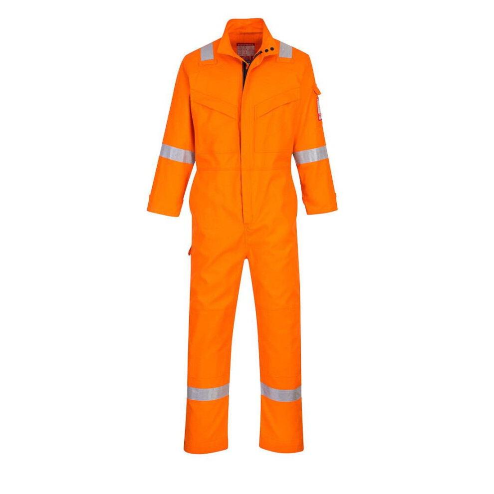 (5XL, Orange) Portwest Unisex Adult Bizflame Ultra Overalls