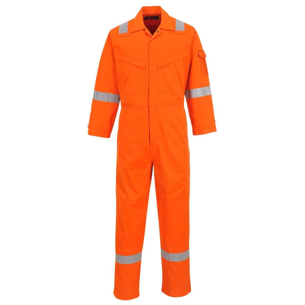 (44R, Orange) Portwest Unisex Adult Araflame Overalls