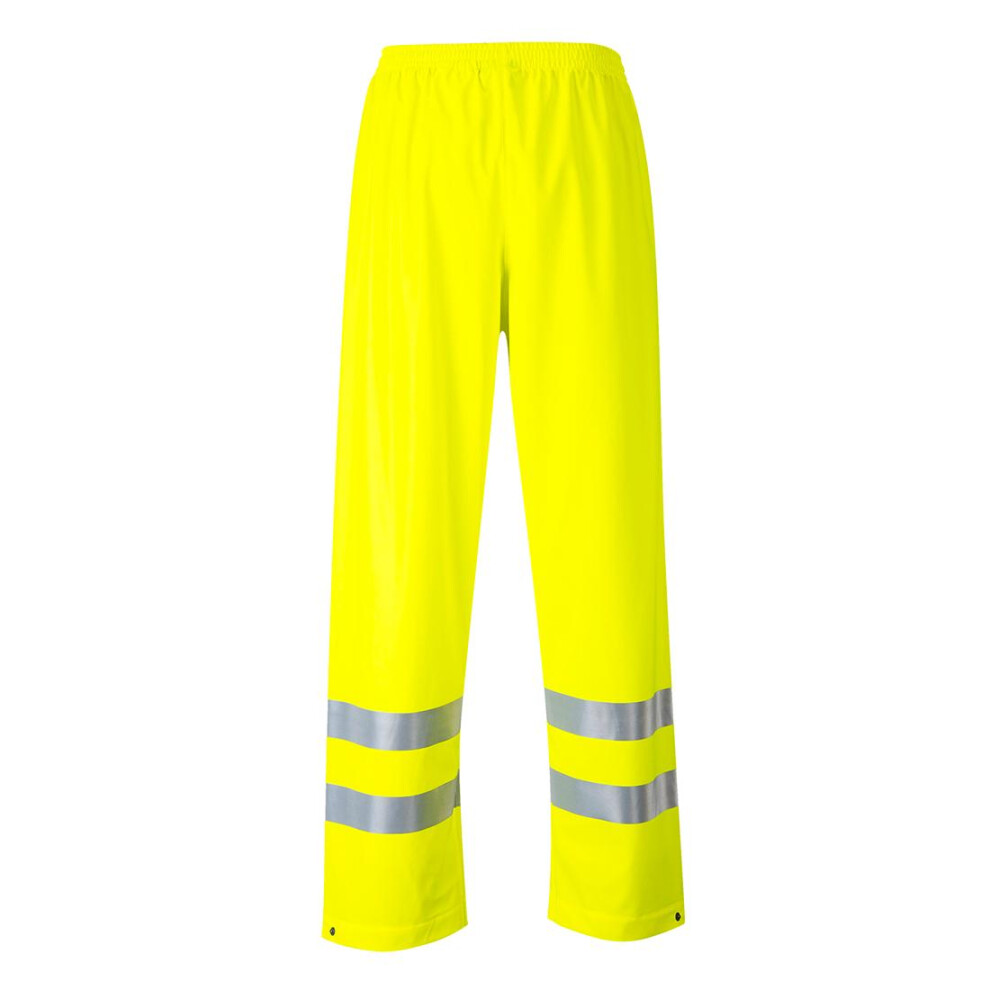 (S R, Yellow) Portwest Mens Sealtex Flame Hi-Vis Trousers