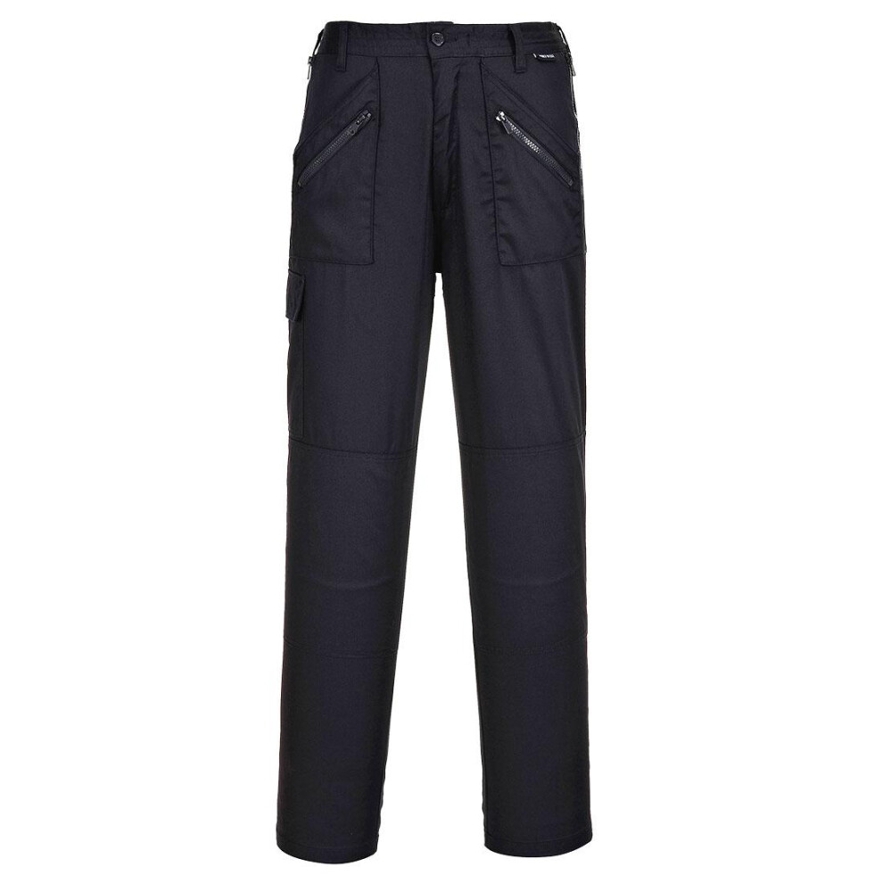 (S T, Black) Portwest Womens/Ladies Action Trousers