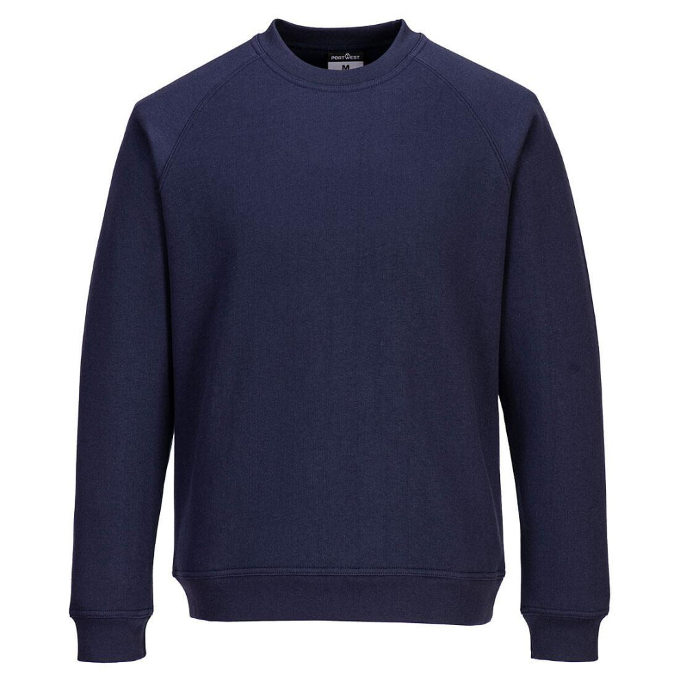 (M, Navy) Portwest Womens/Ladies Raglan Sweatshirt