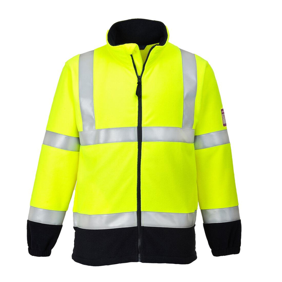 Portwest Mens Flame Resistant Hi-Vis Coat