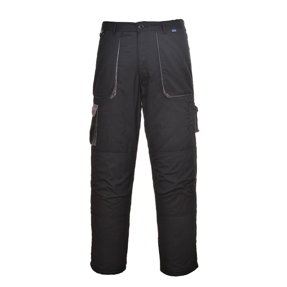 (M T, Black) Portwest Mens Texo Contrast Work Trousers