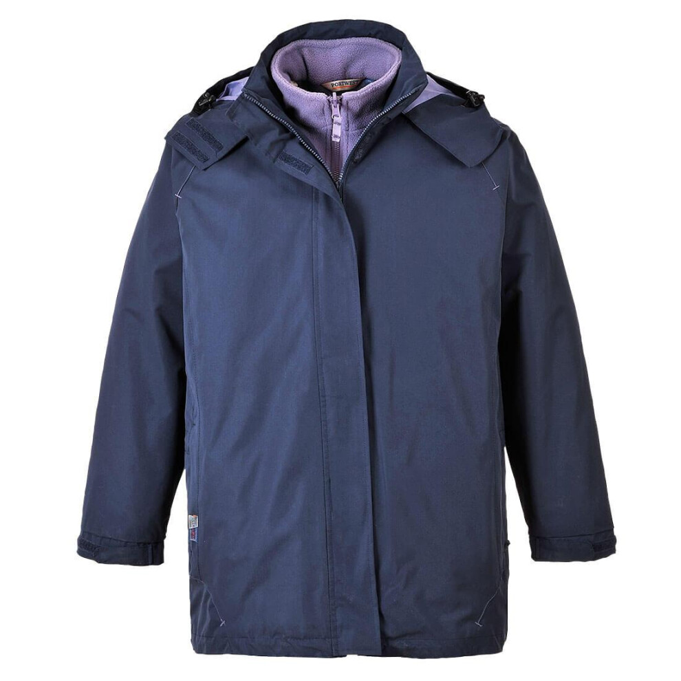 (XL, Navy) Portwest Womens/Ladies Elgin 3 in 1 Jacket