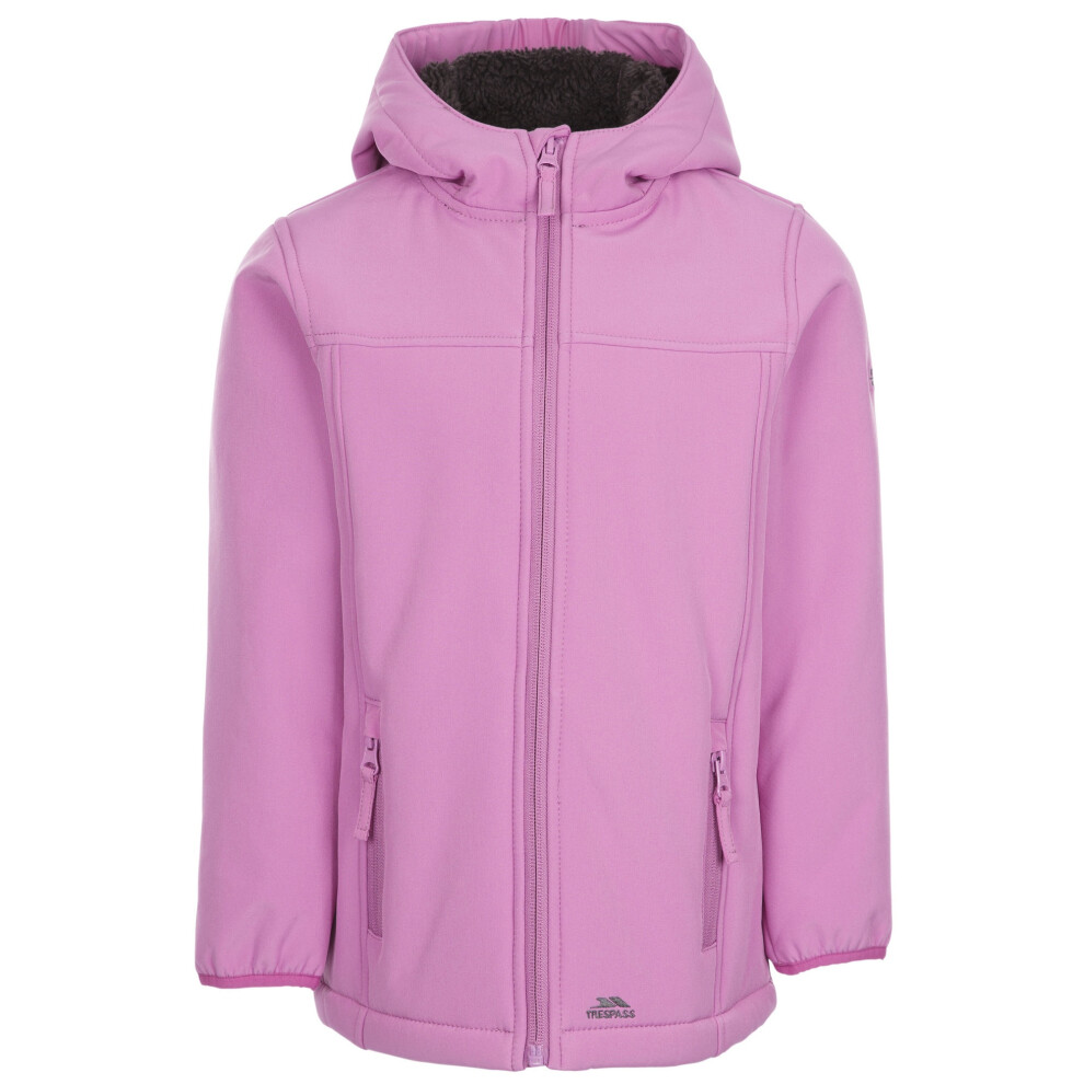 (2-3 Years, Deep Pink) Trespass Childrens/Kids Kristen Soft Shell Jacket
