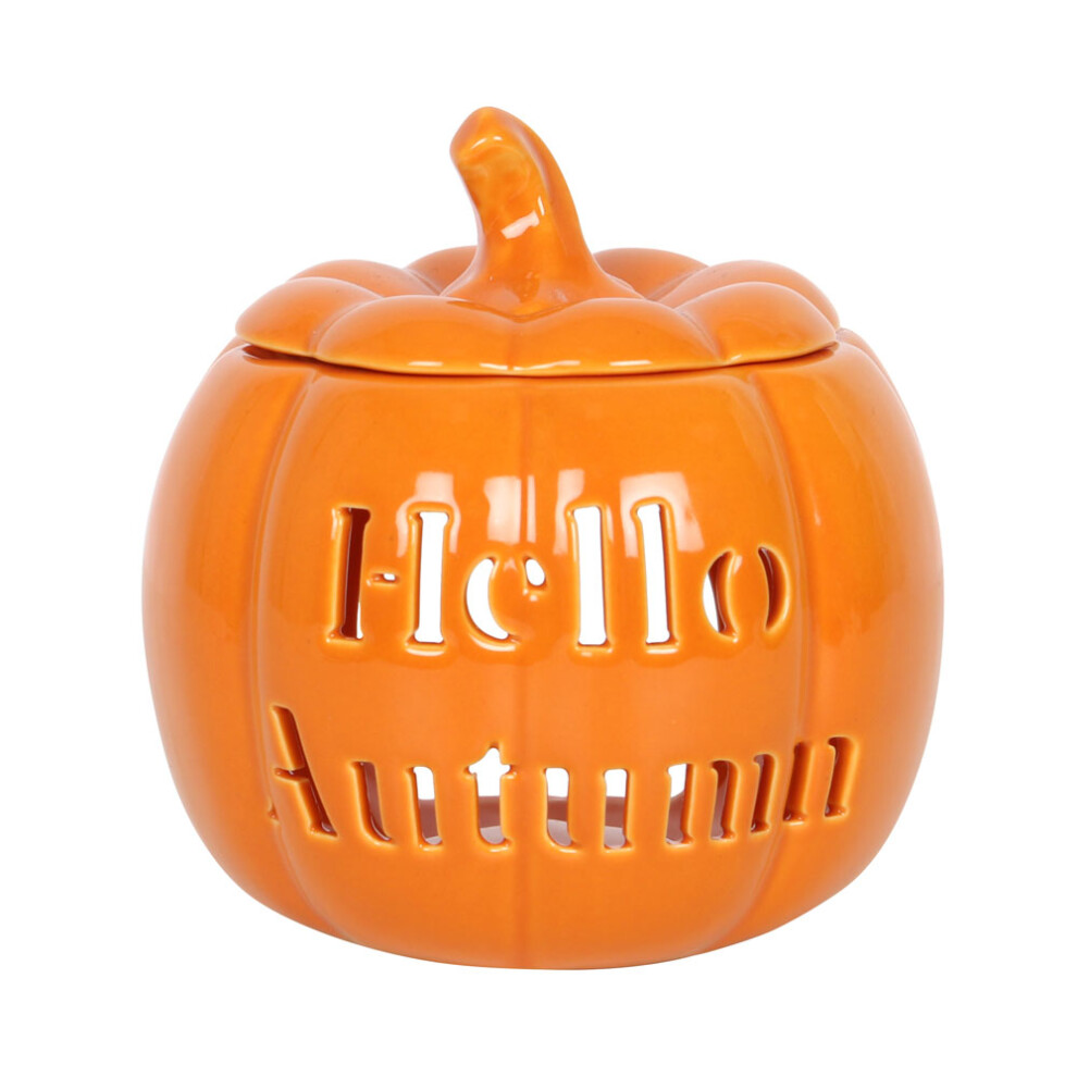 Hello Autumn Ceramic Pumpkin Oil Burner