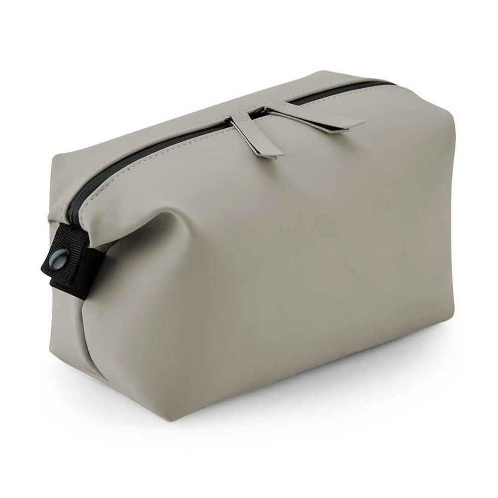 (One Size, Clay) Bagbase Matte PU Toiletry Bag