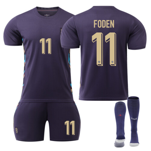 (26(140150CM)) High Quality 24/25 England Away FODEN 11 Training Suit