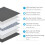 Living And Home Grey Cotton Weighted Blanket, 100x155cm, 3.5kg 4