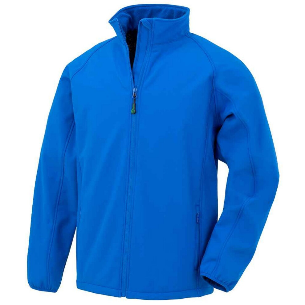 (XXL, Royal Blue) Result Genuine Recycled Mens Printable Soft Shell Jacket