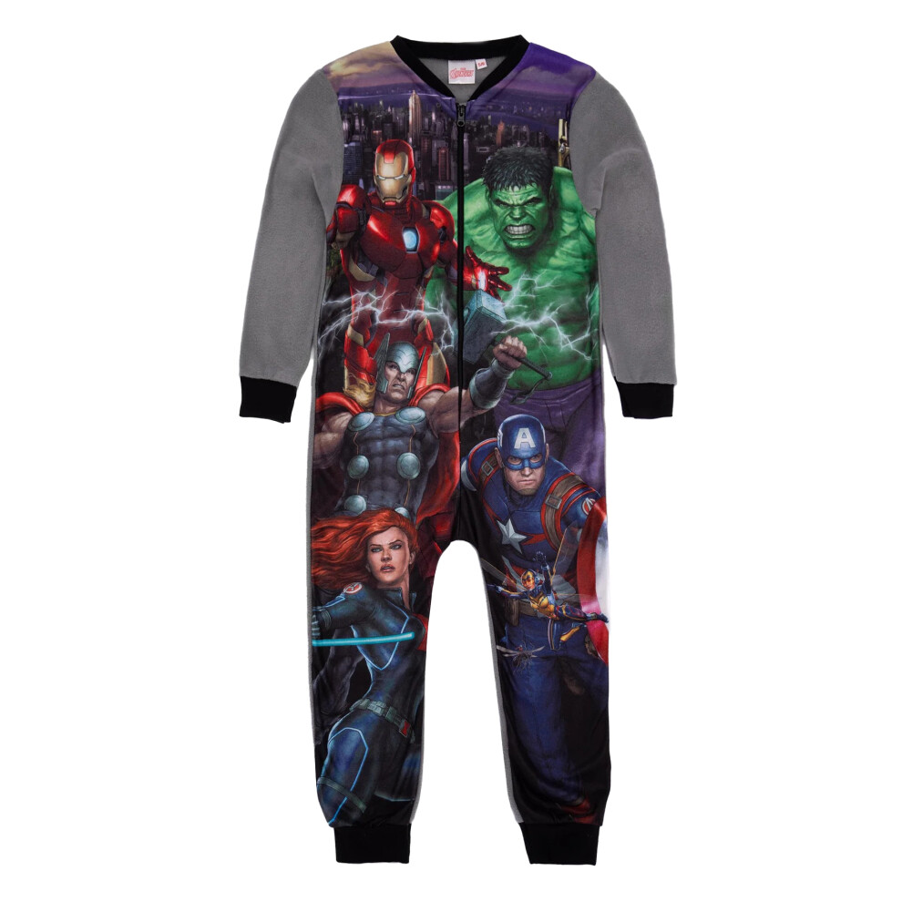 (9-10 Years, Multicoloured) Marvel Avengers Childrens/Kids Sleepsuit