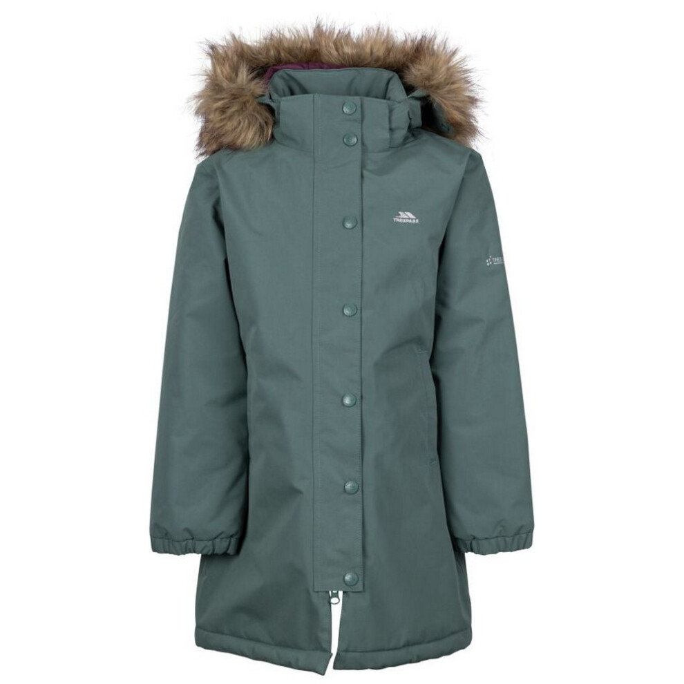 Trespass Girls Astound TP50 Waterproof Jacket - Green - Size: 5 years/6 Years