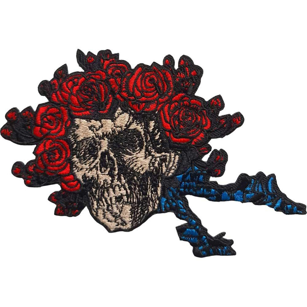 Grateful Dead Bertha Skull Iron On Patch