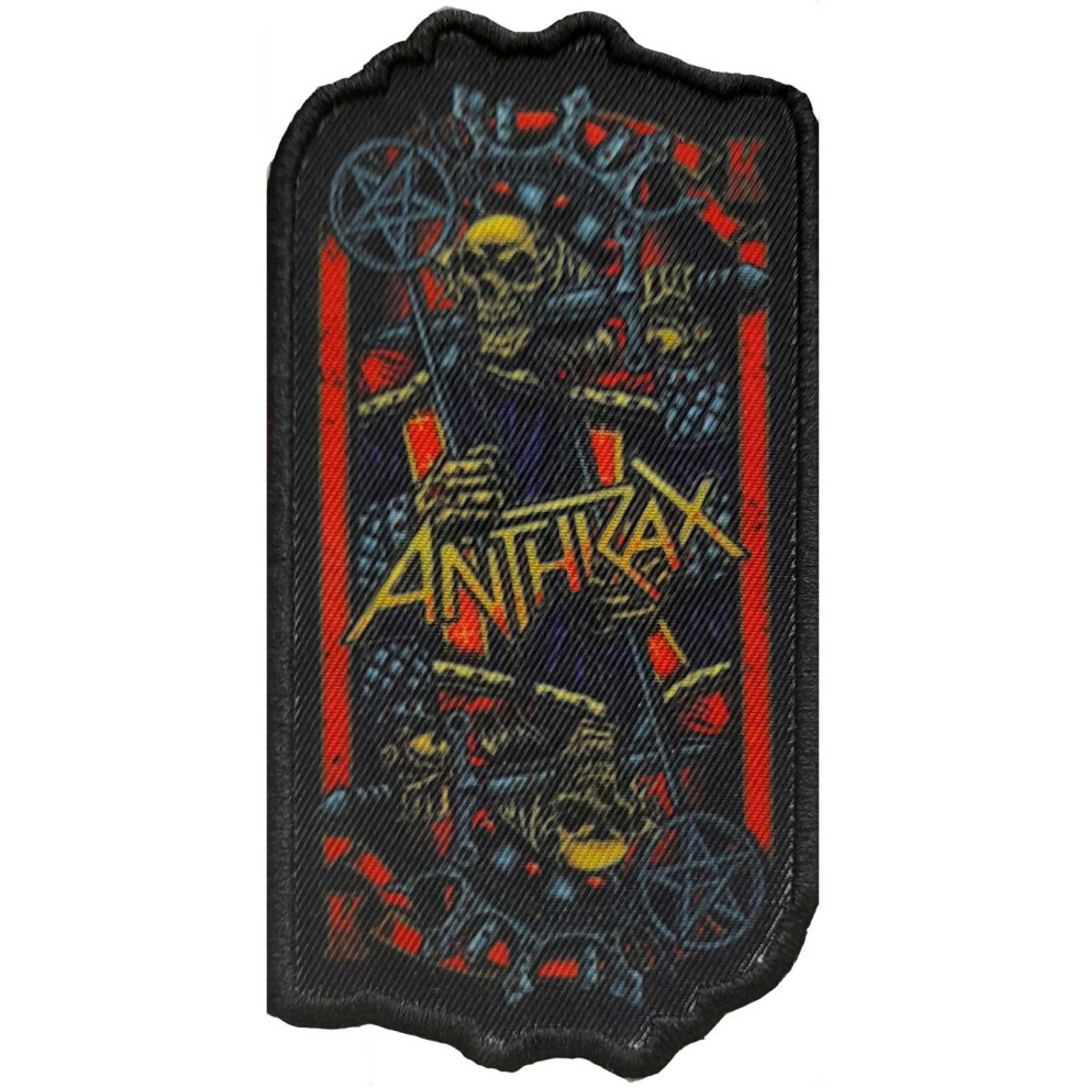 Anthrax Evil King Iron On Patch